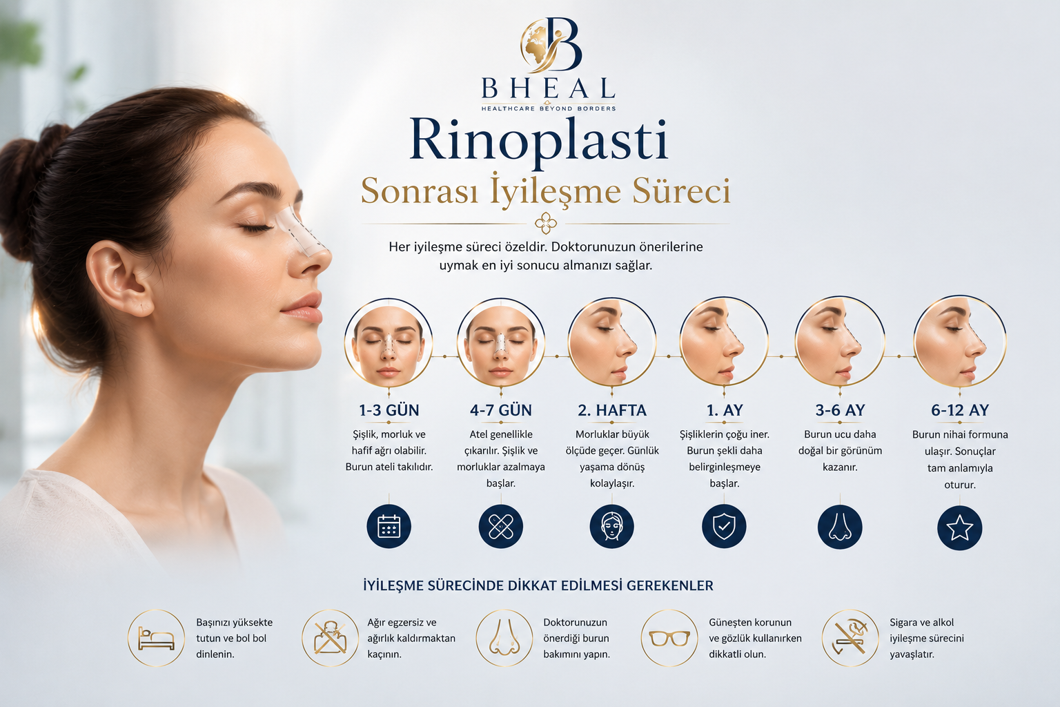 Rinoplasti Sonrası İyileşme Süreci